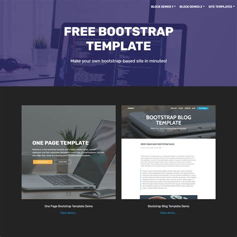 Bootstrap Template