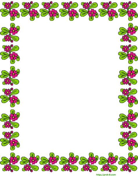 Borders for printable paper