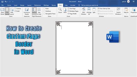 Using borders in Microsoft Word templates