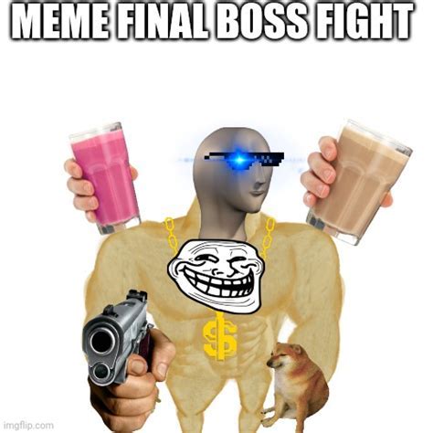 Boss fight meme template 3