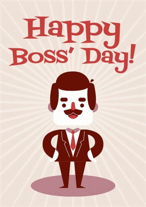 Boss's Day Card Template Ideas