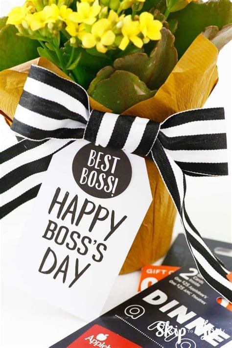 Image of a Boss's Day gift card idea