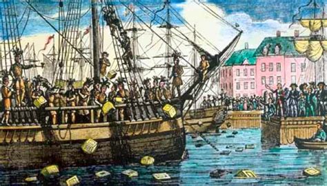 Boston Tea Party Scene