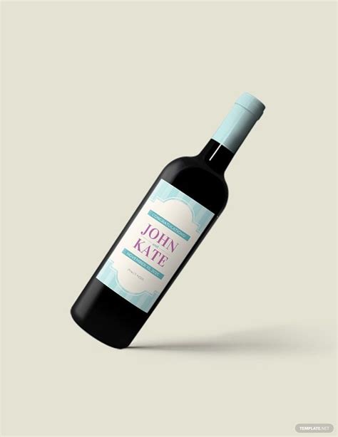 Bottle Label Template