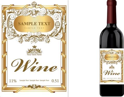 Bottle Label Template Example