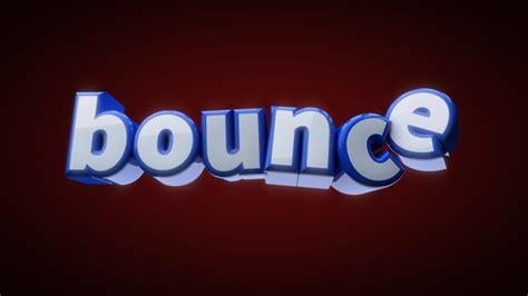 Bounce Text Template