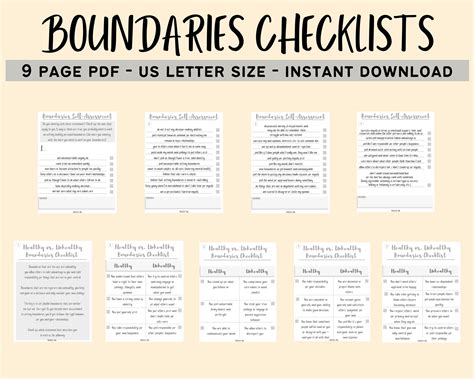 Boundary monitoring template