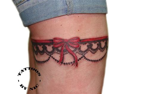 Bow Garter Tattoo Studios