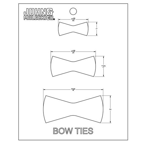 Bow Tie Router Template Image 5