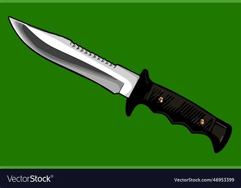 Bowie knife template