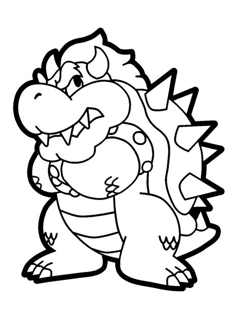 Bowser Coloring Page