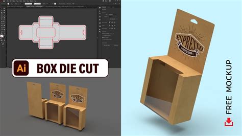 Box Die Cut Template Illustrator