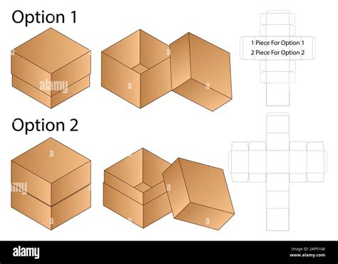 Box Die Cut Template PDF