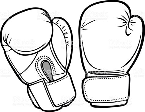 Boxing gloves coloring page