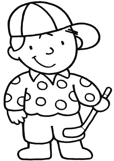 Boys Coloring Pages