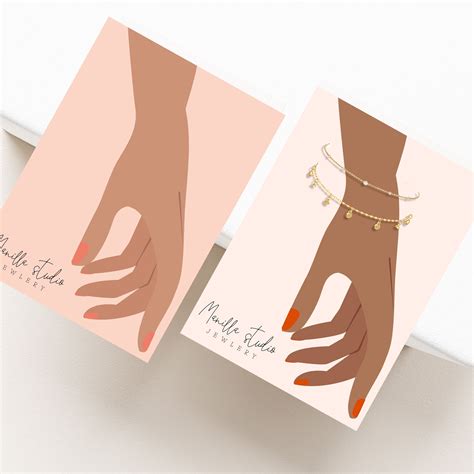 Bracelet Display Card with Consistent Branding