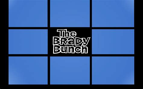 Brady Bunch Split-Screen Template