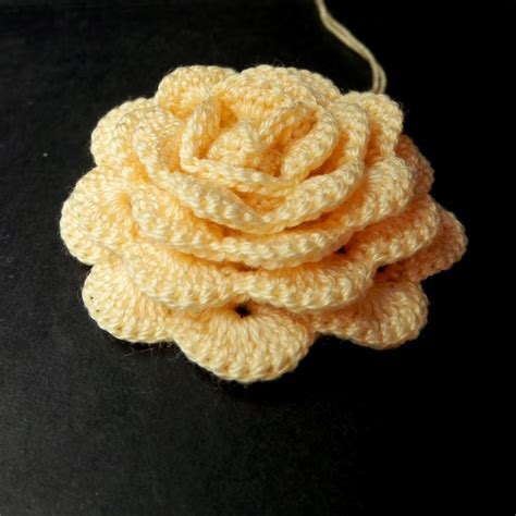 Braided Crocheted Rose