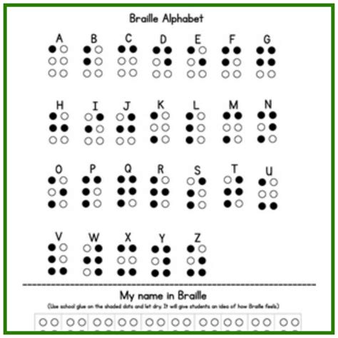 Braille Printables