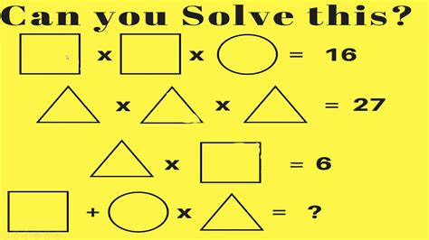 Brain Teaser Puzzle Example