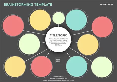 Brainstorming Template Design 8