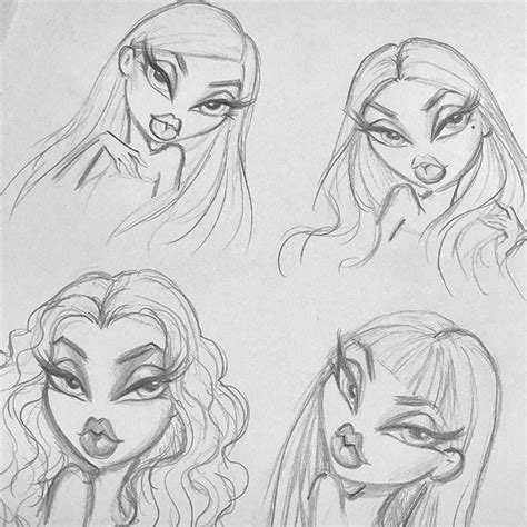 Bratz Doll Face Template Cosplay Idea