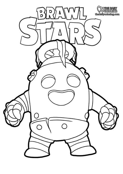 Brawl Stars Coloring Pages