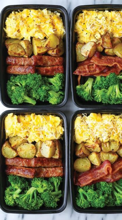 Breakfast meal prep example