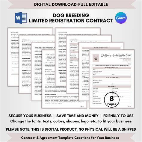 Breeding Contract Terms