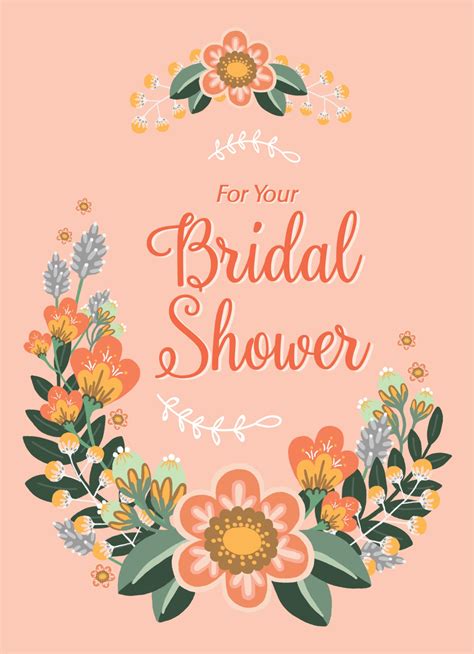 Bridal Shower Card Template 2