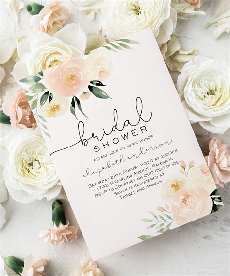 Bridal Shower Invitations and RSVPs