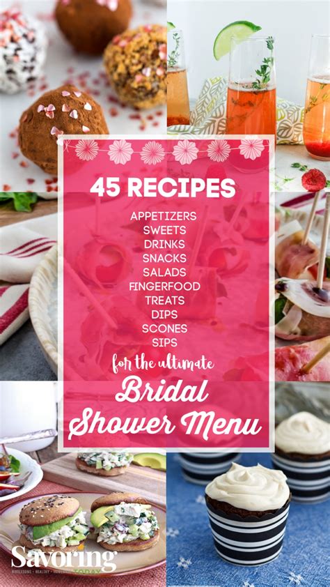 Bridal Shower Menu Ideas