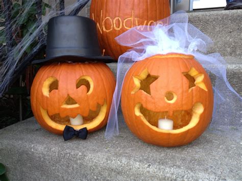 Bride and Groom Pumpkin Carving Patterns Gallery