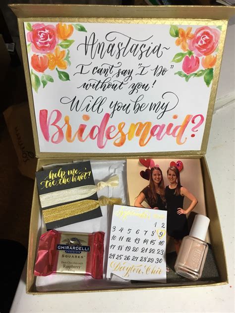 Bridesmaid Ask Ideas 8