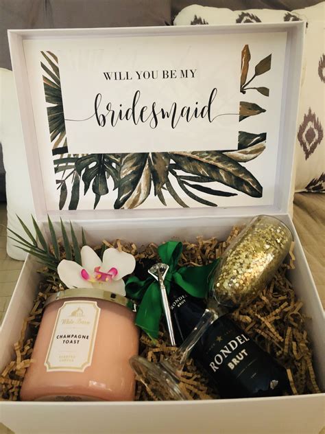 Bridesmaid Ask Ideas Tropical