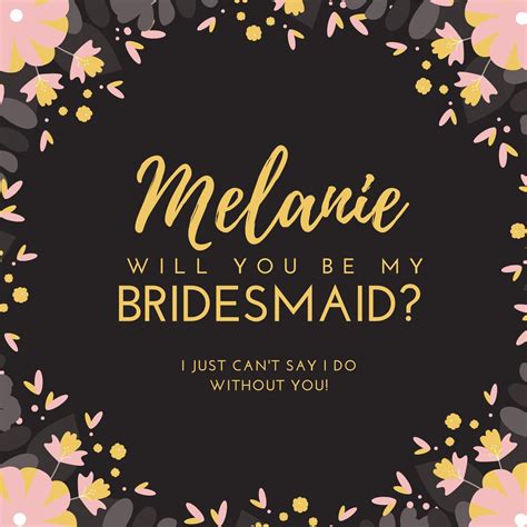 Bridesmaid Invitation Templates