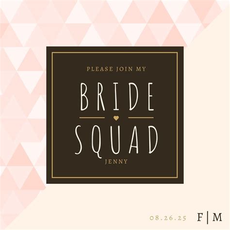 Bridesmaid Templates