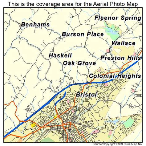 Bristol VA Map