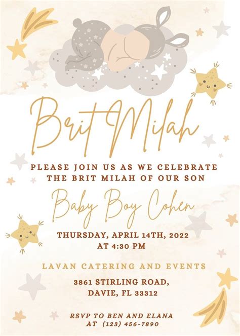 Brit Milah Invitation Ideas with Photos