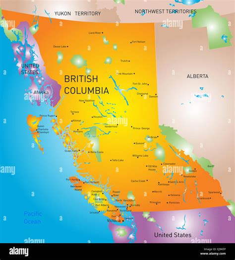 Map of British Columbia