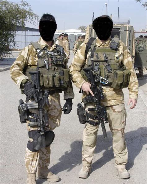 British SAS soldiers in action