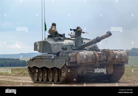 British Tank Challenger 2 in Action