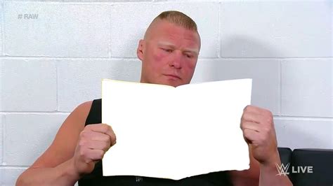 Brock Lesnar meme template