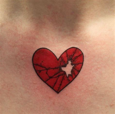 Description of Broken Heart Tattoo Designs