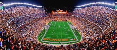 Broncos Stadium Night Game