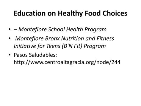 Bronx Nutrition and Fitness Initiative