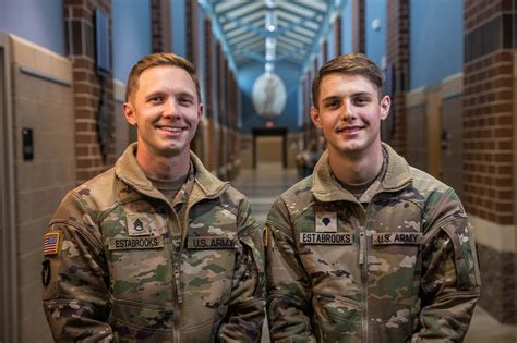 Brothers serving together in the military