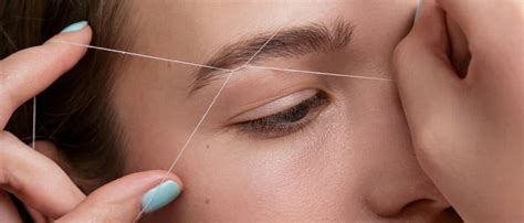 Brow threading maintenance