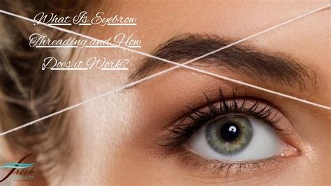 Brow threading salon services