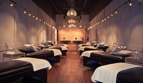 Brow threading salon interior